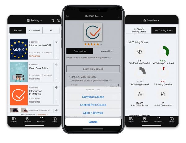 LMS365 Mobile App