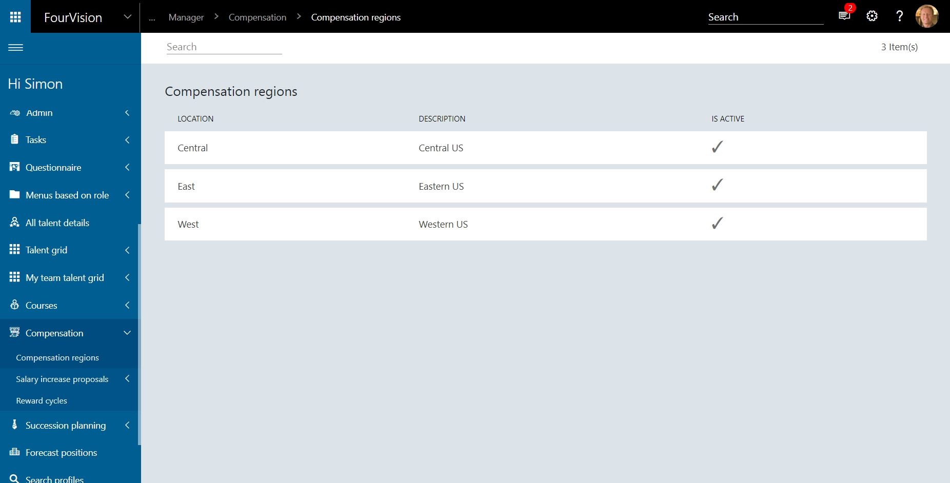 Merit Increase Compensation Regions for Dynamics 365 F&O HR